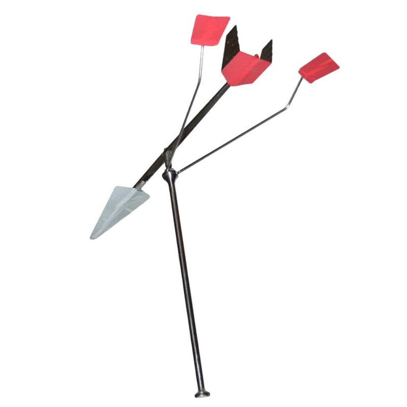 Stainless Steel Boat Wind Direction Meter Tool  L: 380mm W: 200 mm H: 57mm