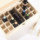 25 Wooden Slots Aromatherapy Essential Oil Storage Box