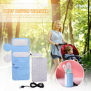 USB Travel Mug Baby Milk Warmer Heater Feeding Bottle Insulated Bag (Blue)