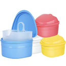 Denture Box Container Tooth Storage Case False Teeth Rinsing Basket DentalCareOZ