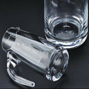 Crystal Clear Glass Beer Mug Tankard Graduated Jug Wine Drinking Decanter 150ML