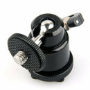 1/4 '' Smart Head Bracket Hot Contact Slide  For Camera Tripod Black