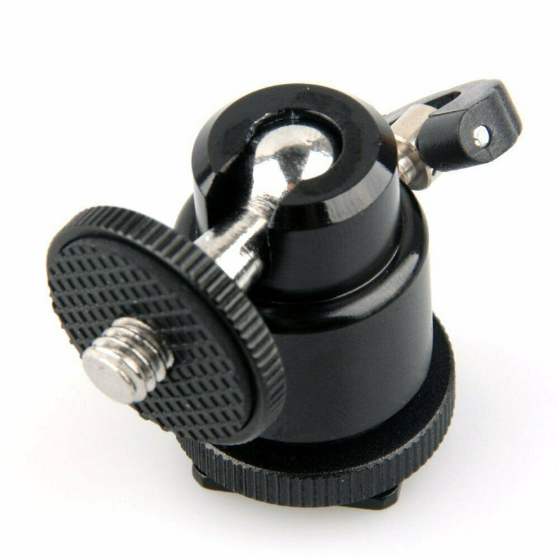 1/4 '' Smart Head Bracket Hot Contact Slide  For Camera Tripod Black