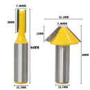 2 Pc 1/2 inch Shed Window Grill Muntin/Mullion Cutter Router Bit Set Woodwo