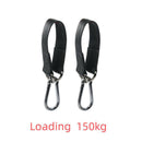 150kg Swing Hanging Straps Kit Gym Hanging Strap Webbing W/ D-ring Hooks