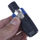 1 x 4-Pole Male Speakon Connector Head Line Plug for Cable NEUTRIK NL4FC 3CB