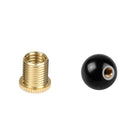 M12*1.25MM Black 8 Billiard Manual Gear Shift Knob with M10x1.5 Nut Insert