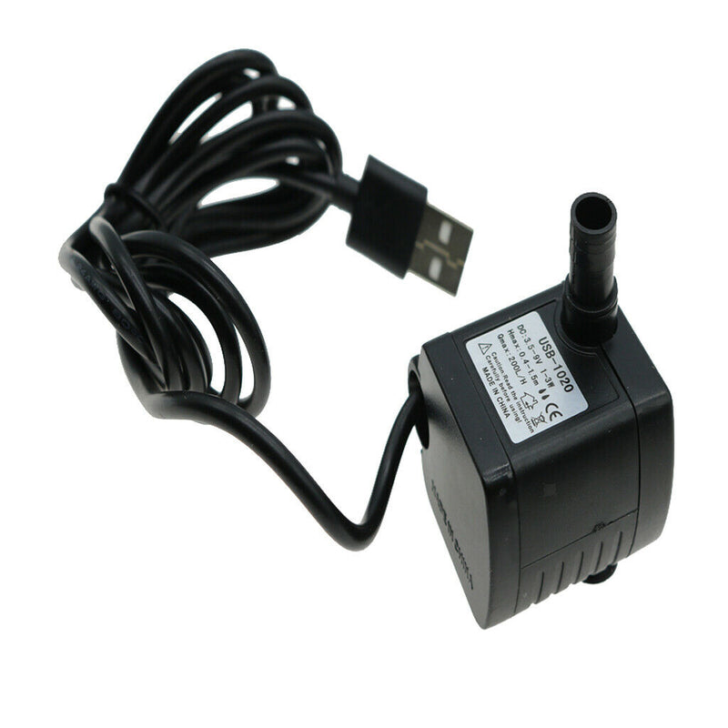USB Brushless Submersible Water Pumps for Aquarium, Tabletop Fountains, Pond,