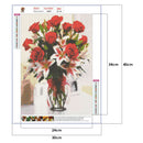 5D Diamond Painting Flower DIY Full Drill Rhinestone Art Embroidery (JH095) A