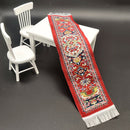 Oriental Design Woven Carpet Mats Floor Coverings Room Decorative for 1:12