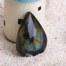 1pcs Natural Labradorite Crystal Drop-shaped Pendants Treatment Stone