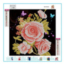 Butterfly Flowers 5D Diamond Painting Embroidery DIY Craft Cross Stitch