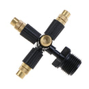 Garden Sprinklers Automatic Adjustable Watering Grass Lawn Rotating 5 Nozzle Gw