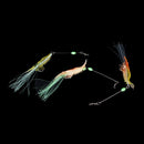 3pcs/lot Fishing Soft Shrimp Prawn Worm Bait Lure Saltwater Squid Night Glow LJ
