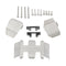 Chassis Armors Set Protection Skid Plat forAxial SCX24 90081 1:24 RC Car Upgrade