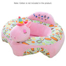 Floral Print Baby Sofa Cover Seat Support Learning To Sit Chair Case (D) A
