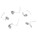 25Pcs Spinner Blades Smooth Spoons Rigs Spinners Spinnerbait Fishing Lures