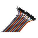 Female to Female Solderless Flexible Breadboard Jumper Cable Wire 40 Pcs