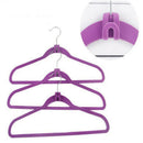 10 Pcs/Pack Magic Clothing Hanger Closet Organizer Space Saver Rack Clothe YAD