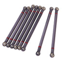 8pcs Aluminum Axle Link Pulling Rod 130/125/115mm for Axial SCX10 RC Crawler