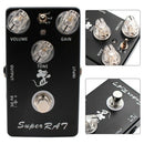 Mosky Super Rat Guitar Effect Pedal Hand-Made Three Mode Effects Classic Ra