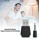 Mini USB Headset Bluetooth 4.0 Adapter Dongle Receiver for PS4 Controller