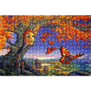 1000pcs DIY Butterflies Girl Jigsaw Puzzle Assembling Picture Decoration