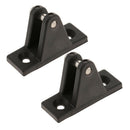 Boat Bimini Cover/Canopy/Top Deck Hinge - 2pcs Marine Grade ABS Plastic