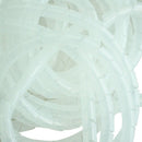 10M Long PE Polyethylene Spiral Cable Wire Wrap Tube White 10mm B3M2