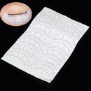 70 Pairs False Eyelash Practice Card Eye Stickers for Eyebrows Painting Novice 7
