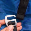 2 Pcs Sturdy Metal G Hook Webbing Quick Release Buckles For Backpack Bag