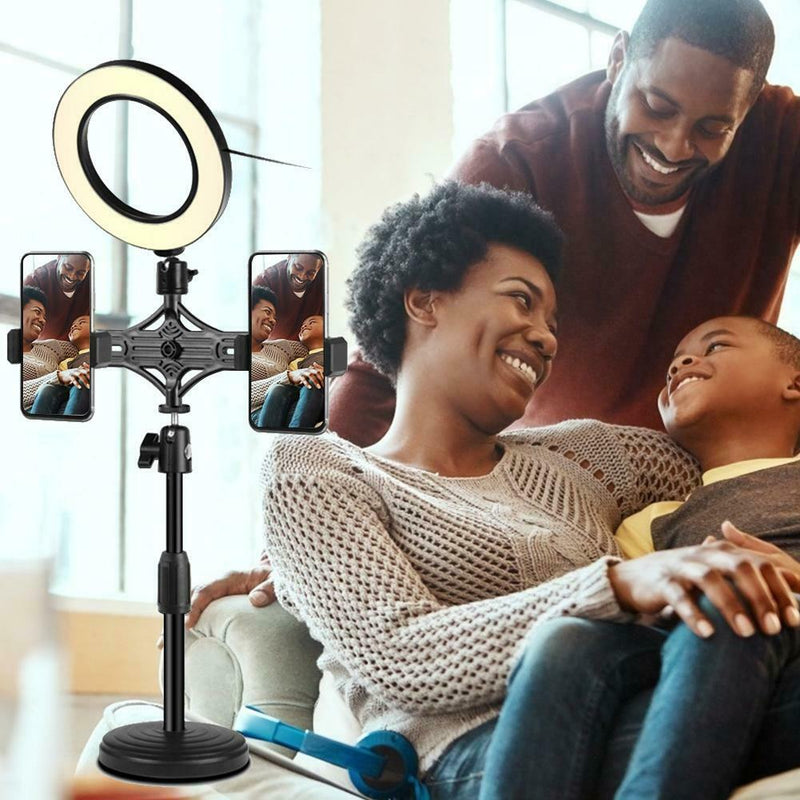 Outdoor Dual-Position Phone Holder Mini Support for Bloggers Live Streaming