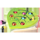 Baby Wooden Montessori Toys Magnetic Games Fishing Toys Catch Ladybug Game