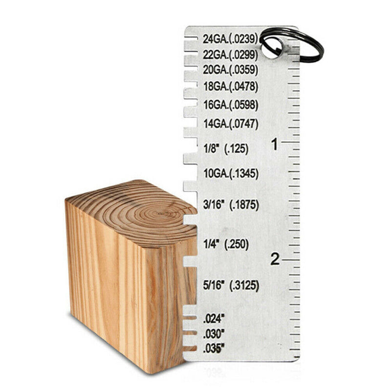 1Pc wire gauge thickness measuring tool wire/sheet metal gage measurement pl Gw