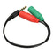 3.5mm Male to 2 Female Audio Stereo Splitter Earphone Extension Cable