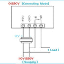 DC12V 1500W 0-999H Digital Display Time Delay Relay Timing Cycling Module