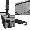 Dog Car Seat Upgrade Deluxe Portable Pet Dog Booster Car Seat with Clip-On