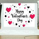 Happy Valentines Day Background Heart Photography Backdrop Wedding Decor A