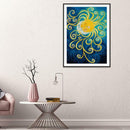 5D DIY Full Drill Diamond Painting Sun and Moon Embroidery Mosaic Craft Kit