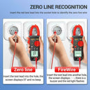 ST201 Digital Black Multimeter Clamp Ammeter Transistor Power Tester M3X4
