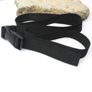 Black Small Travel Luggage Straps Short Adjustable Suitcase Belt Buckle Holder