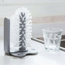 Kitchen Rotating Cleaning Tool Cup Scrubber Glass Cleaner Bottles Brush A