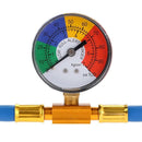 R134A Car Ac Refrigerant Charge Hose Kit Recharge Hose With Gauge,A/C 1/2 R N1B1