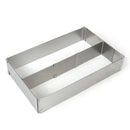 Flexible Stainless Steel Rectangle Mousse Cake Ring Baking Tools Mousse Mould