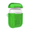 Green Earphone Casing Protective Skin Cover with Buckle For AirPod 1 Gen