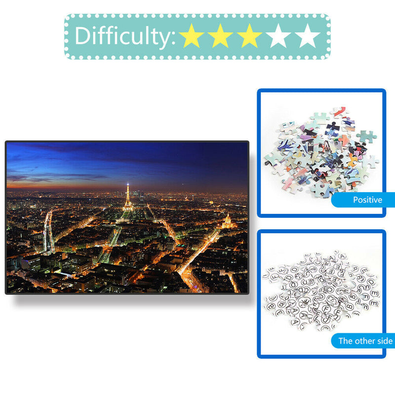 75 X 50cm 1000 Pieces Paper Jigsaw Puzzles Fantasy Night Assembling Toys