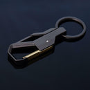 Carabiner Key Ring Alloy Metal Spring Locking Clip Chain Holder-Keys