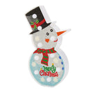 DIY Special Shaped Diamond Painting Christmas Snowman LED Night Light Decor