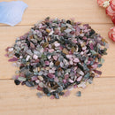 100g 3-5mm Brazil Assorted Color Tourmaline Round Cut Natural Crystal Stone