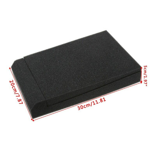 1 Set/2pcs Sponge Studio Monitor Speaker Acoustic Isolation Foam Isolator P V9U2